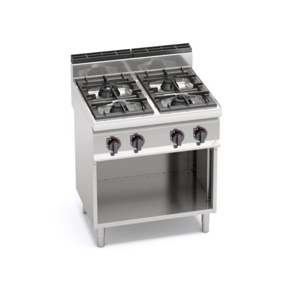 Cocina de 4 Fuegos a Gas Modular GAMA Macros 700 G7F4M