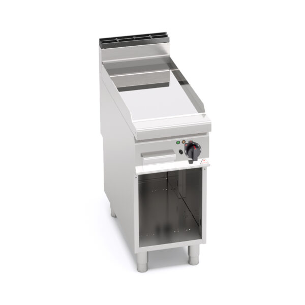 Fry-Top a Gas de Acero Compuesto y Placa Lisa 400 Modular Gama Maxima 900 E9FL4M/CPD
