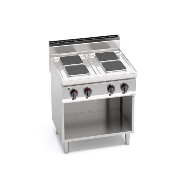 Cocina de 4 Fuegos Eléctrica Modular GAMA Macros 700 E7PQ4M