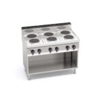 Cocina de 6 Fuegos Eléctrica Modular GAMA Macros 700 E7P6M