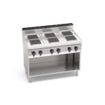 Cocina de 6 Fuegos Eléctrica Modular GAMA Macros 700 E7PQ6M