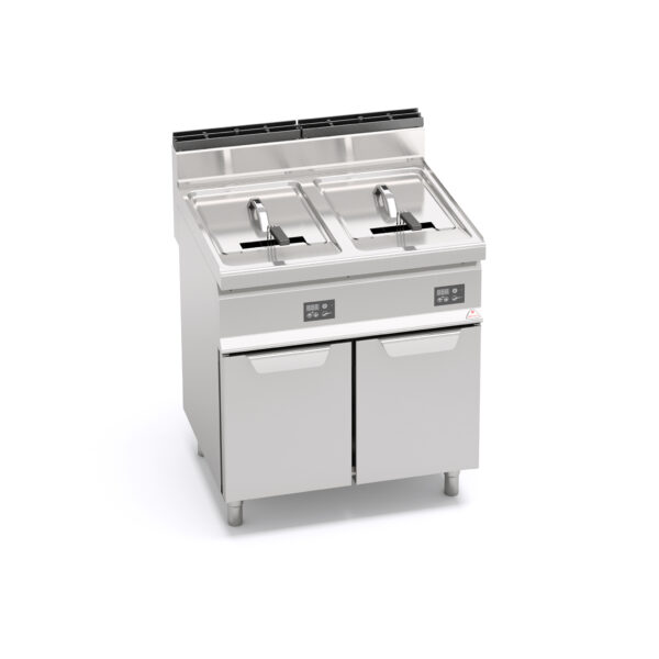 Freidora a Gas 18 + 18 Litros Modular Gama Macros 700 E7F18-8M