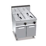 Freidora a Gas Indirecta Doble Cuba de 18 + 18 Litros Modular Gama Maxima 900 9GL18+18MI