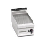 Fry Top a Gas Sobremesa Acero Rectificado Placa Acalanada Gama Macros 700 G7FR4B