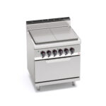 Tutta Piastra Eléctrica Placa Radiante + Horno GN 2/1 Modular Macros 700 E7TP+FE