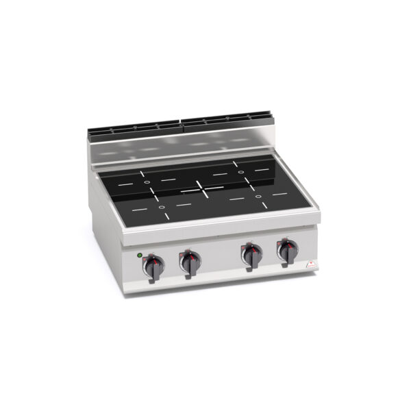 Cocina Vitrocerámica 4 Fuegos Sobremesa Gama Macros 700 E7P4B/VTR