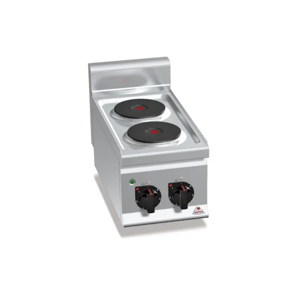 Cocina 2 Fuegos Eléctrica Sobremesa Classic Gama Plus 600 E6P2B