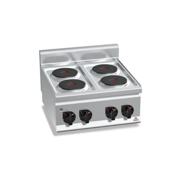 Cocina 2 Fuegos Eléctrica Sobremesa Classic Gama Plus 600 E6P4B