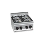 Cocina 4 Fuegos a Gas Sobremesa Eco Power Gama Plus 600 G6F4BPW